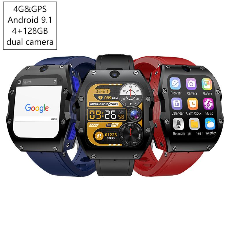 Smartwatches - 4G Android Akıllı Saat 4+128GB GPS