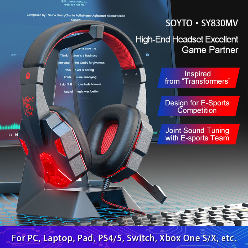 Gaming Headset With Mic Rgb - 7.1 Surround Ses Oyun Kulaklığı -