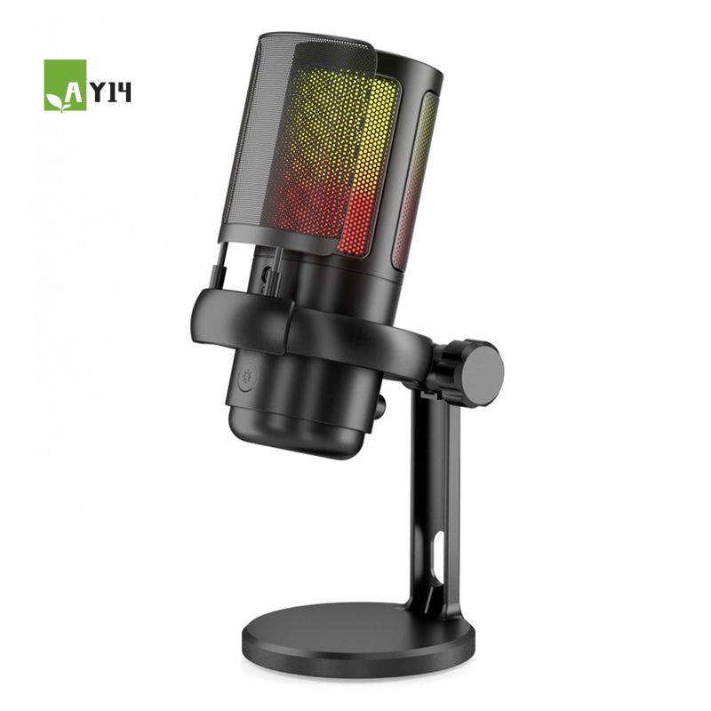 Gaming Headset With Mic Rgb - AY14 -Oyun RGB Mikrofonu, Yayın, Podcast,