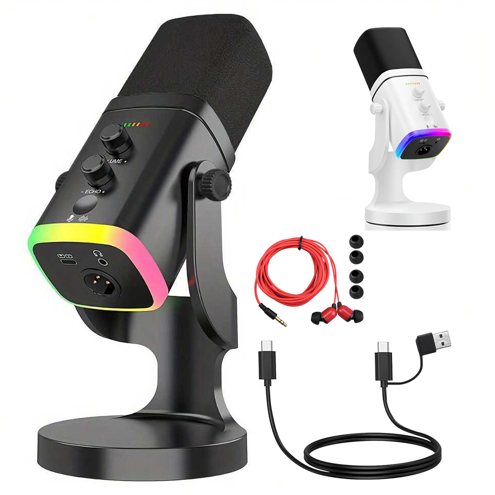 Gaming Headset With Mic Rgb - Oyun ve Yayın için USB/XLR Dinamik
