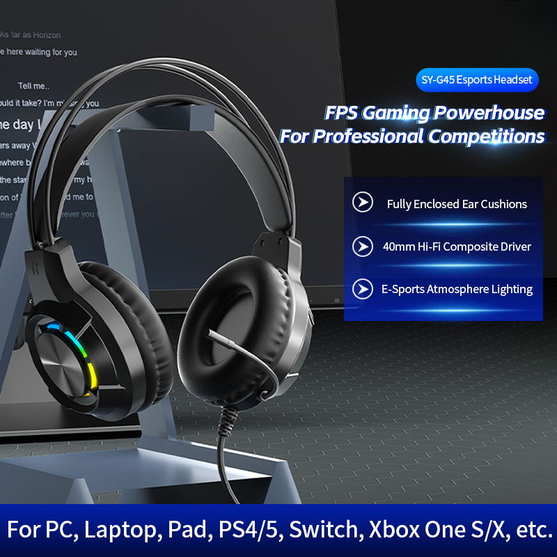 Gaming Headset With Mic Rgb - Oyun Kulaklığı Gürültü Önleyici Kulaklık Oyun