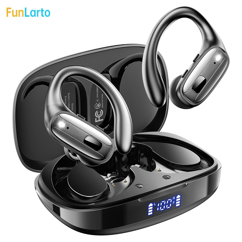 Open Ear Air Conduction Headphones - Spor Bluetooth 5.3 Kulaklıklar Kablosuz Kulakiçi