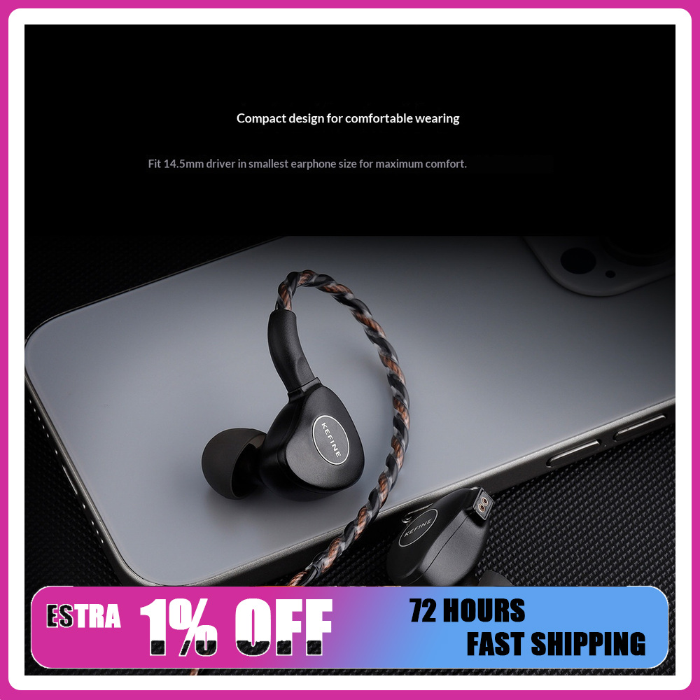Planar Magnetic Iem Earphones - KEFINE Klanar 14.5mm Planar Manyetik Sürücülü