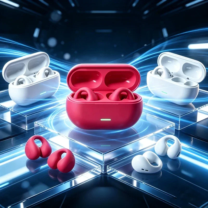 Open Ear Air Conduction Headphones - T75 Bluetooth Kulaklık 5.3 Kablosuz Hava