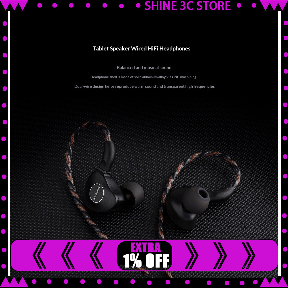 Planar Magnetic Iem Earphones - KEFINE Klanar 14.5mm Planar Manyetik Sürücülü