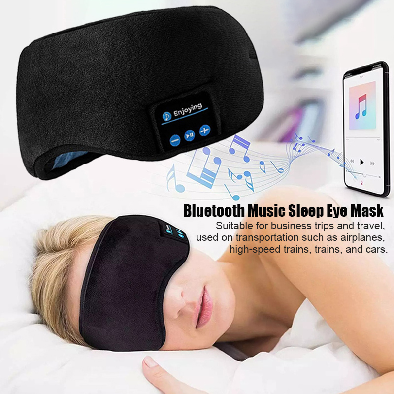 Sleep Mask Headphones Bluetooth - Bluetooth kablosuz kulaklıklar Uyku Göz Maskesi