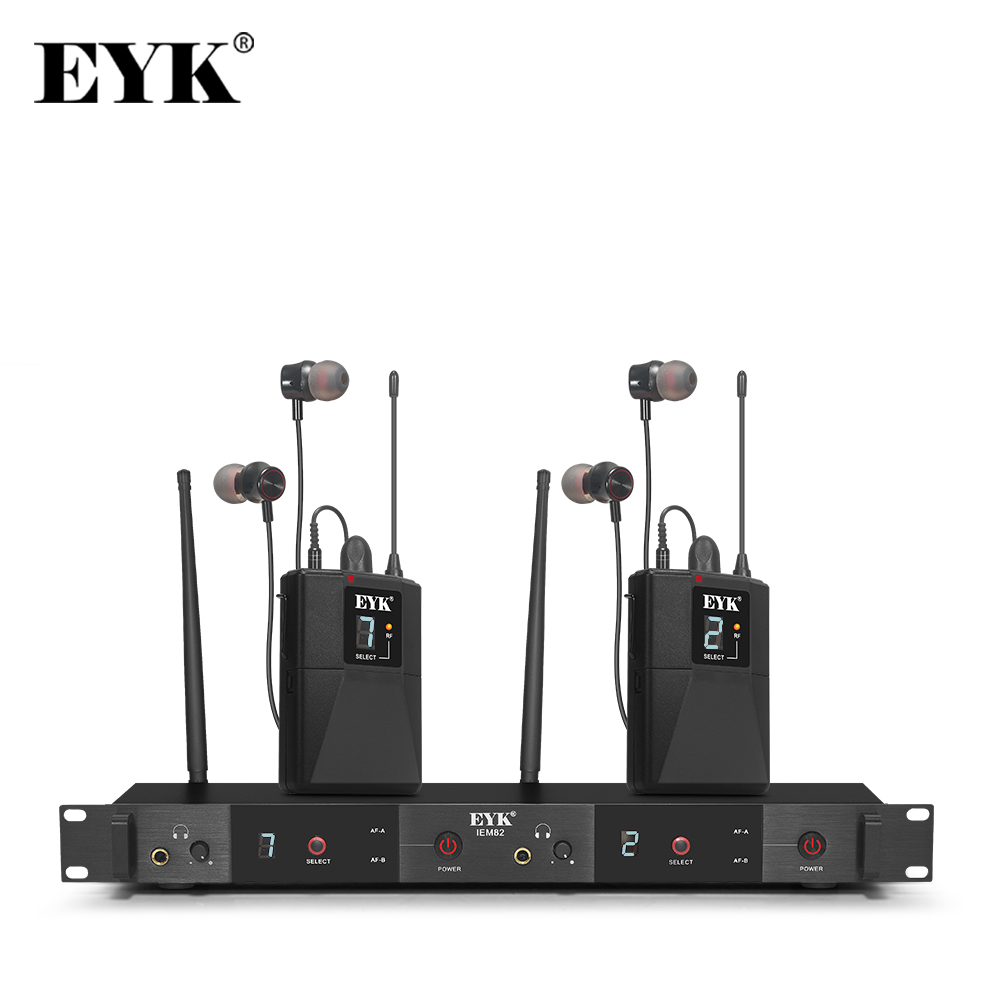 In Ear Monitors For Singers - EYK IEM82 UHF Kablosuz Kulak İçi
