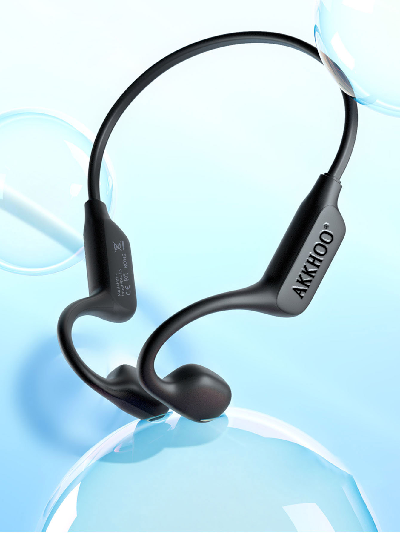 Bone Conduction Running Headphones - Açık Kulak Kemik İletimli Bluetooth Kulaklıklar
