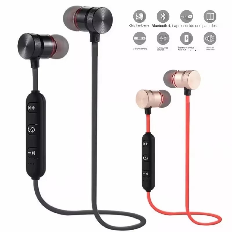 Magnetic Neckband Sports Earphones - 1/2/3/4 adetlik set halinde, boyuna takılan,