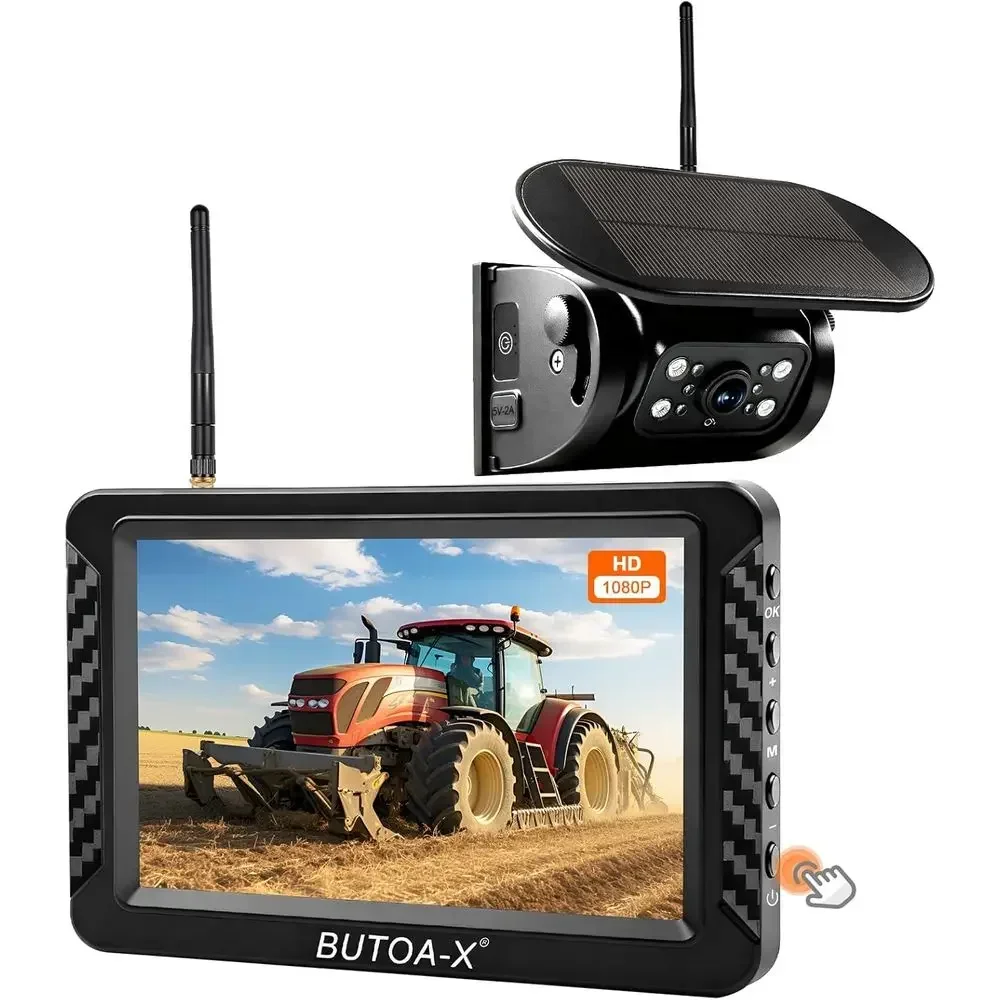 Cameras - X5 Manyetik Güneş Enerjili Kablosuz Geri
