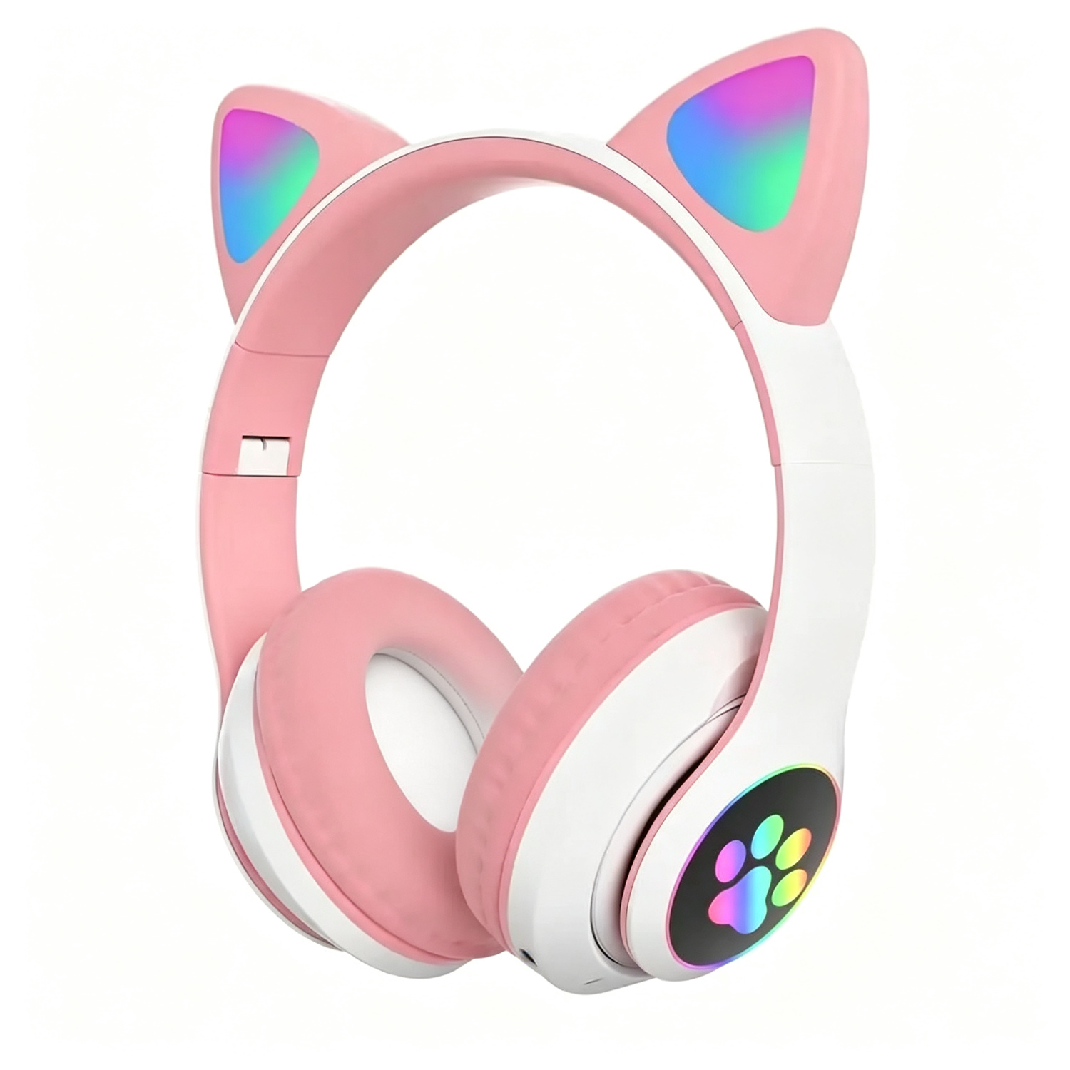 Cat Ear Bluetooth Headset Led - Sevimli Kedi Kulaklı Bluetooth Uyumlu Kulaklık,