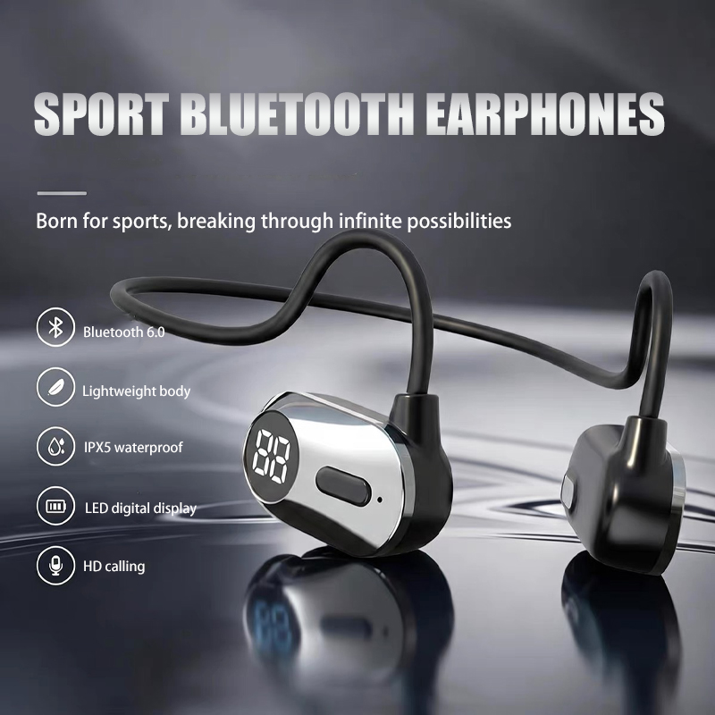 Bone Conduction Running Headphones - Kulak İçi Olmayan Spor ve Koşu