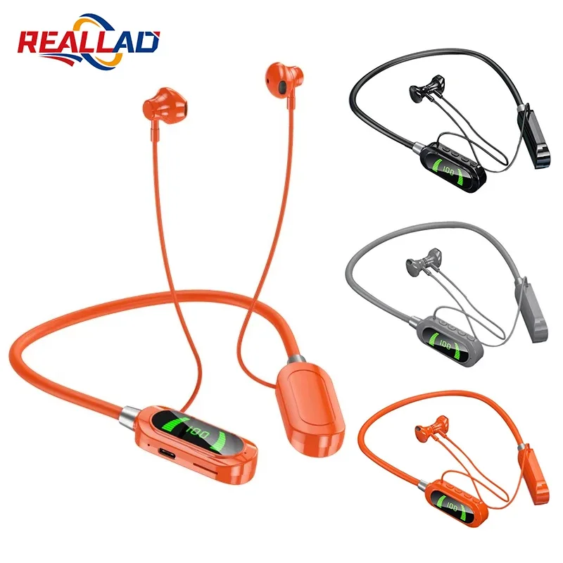 Magnetic Neckband Sports Earphones - Yeni YG07 Kablosuz Kulaklık 5.3 Boyun