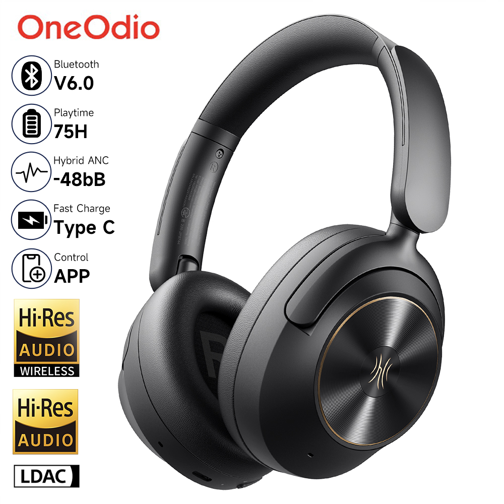 Anc Wireless Over Ear Headphones - Oneodio A6 ANC Kablosuz Bluetooth 6.0