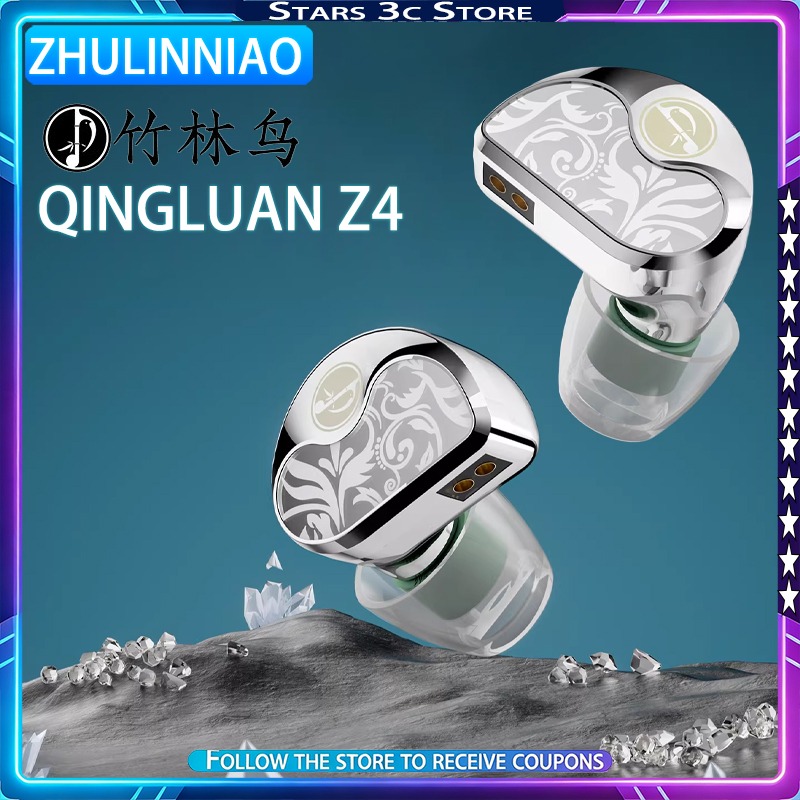 Planar Magnetic Iem Earphones - Yeni Zhulinniao Qingluan Z4 HIFI Kulaklıklar
