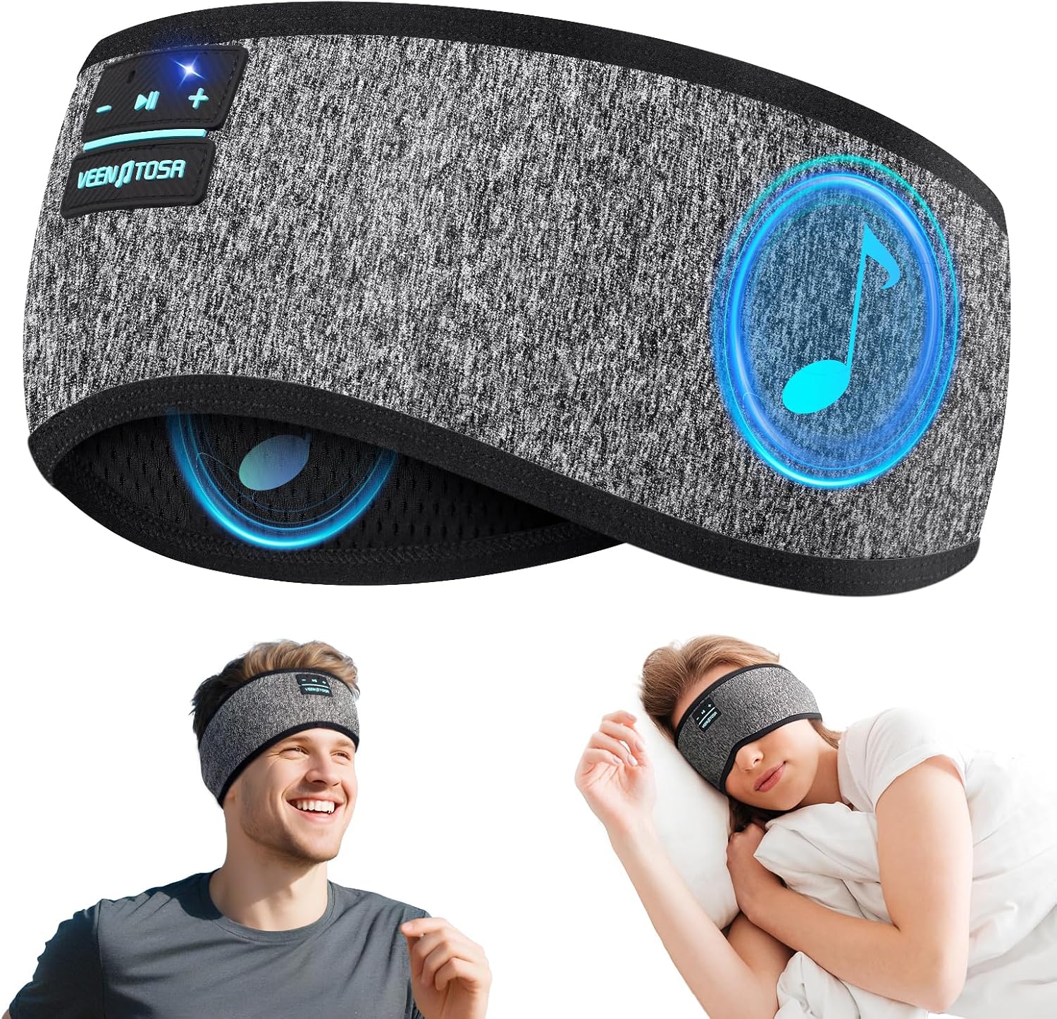 Sleep Mask Headphones Bluetooth - Bluetooth Kulaklık Spor Yan Uyku Bandı