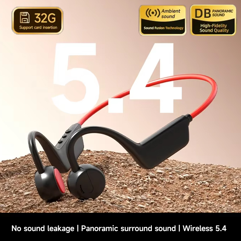 Bone Conduction Running Headphones - Kemik İletimli Bluetooth Kulaklıklar IPX8 Koşu