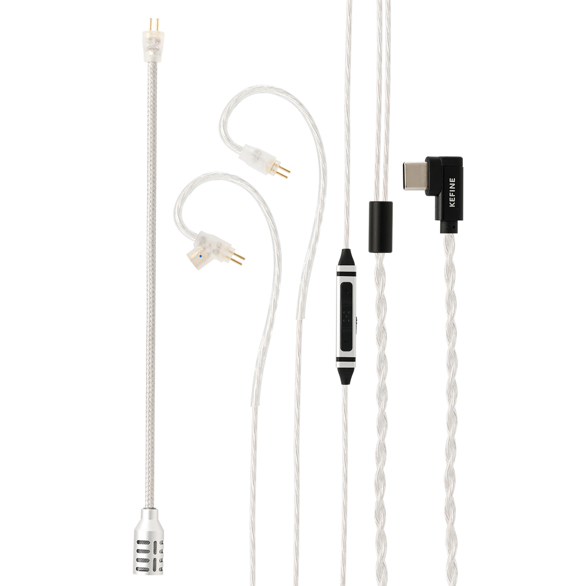 Type C Wired Earphones With Mic - HiFi Kablolu Kulaklık için Kefine Oyun