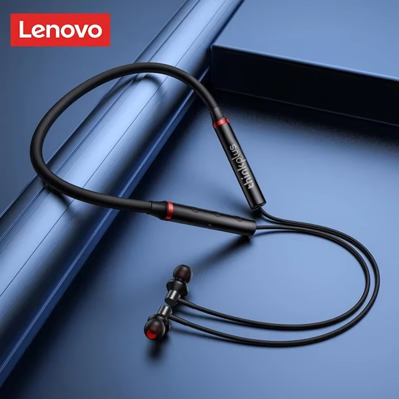 Magnetic Neckband Sports Earphones - 100% Orijinal Lenovo HE05X Bluetooth Kulaklık