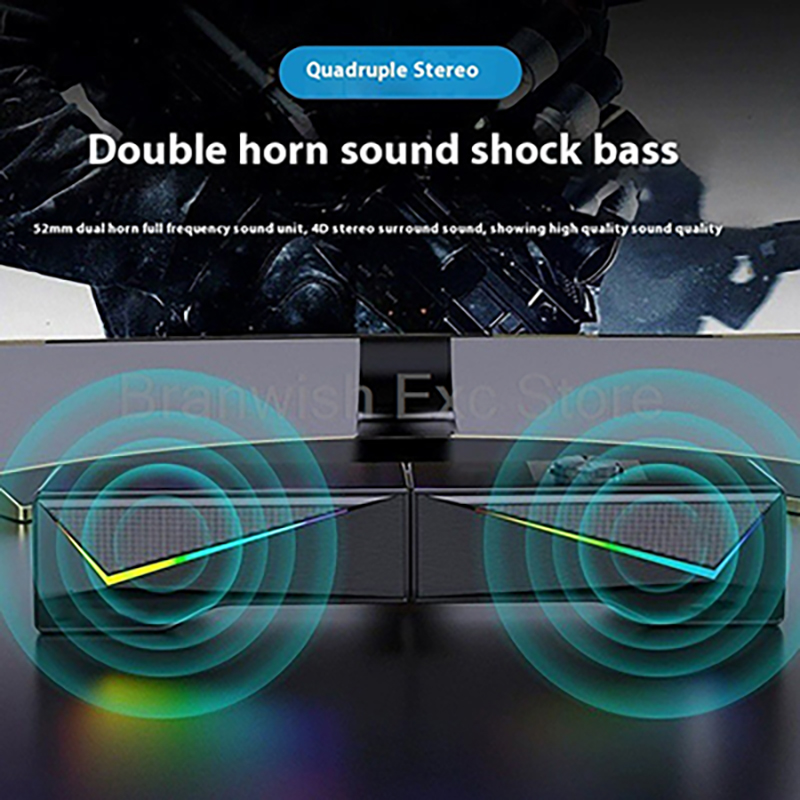 2x2.5W Bilgisayar Hoparlörü RG - Rgb Computer Soundbar For Pc incelemesi ve fiyatı