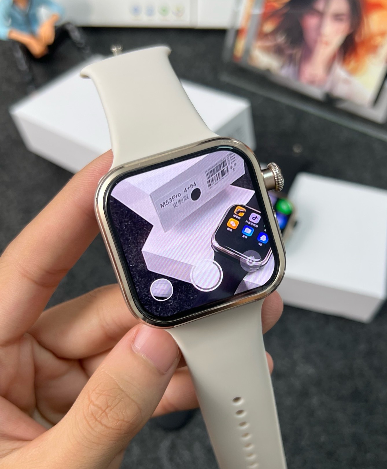 [Geniş Ekran M53Pro] W527 çipl - Smartwatches incelemesi ve fiyatı