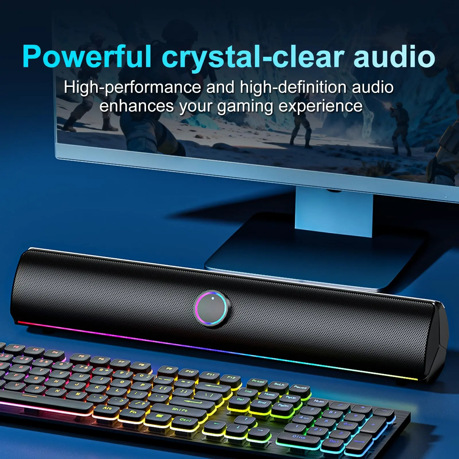 Oyunlar İçin Ses Çubuğu, USB T - Rgb Computer Soundbar For Pc incelemesi ve fiyatı