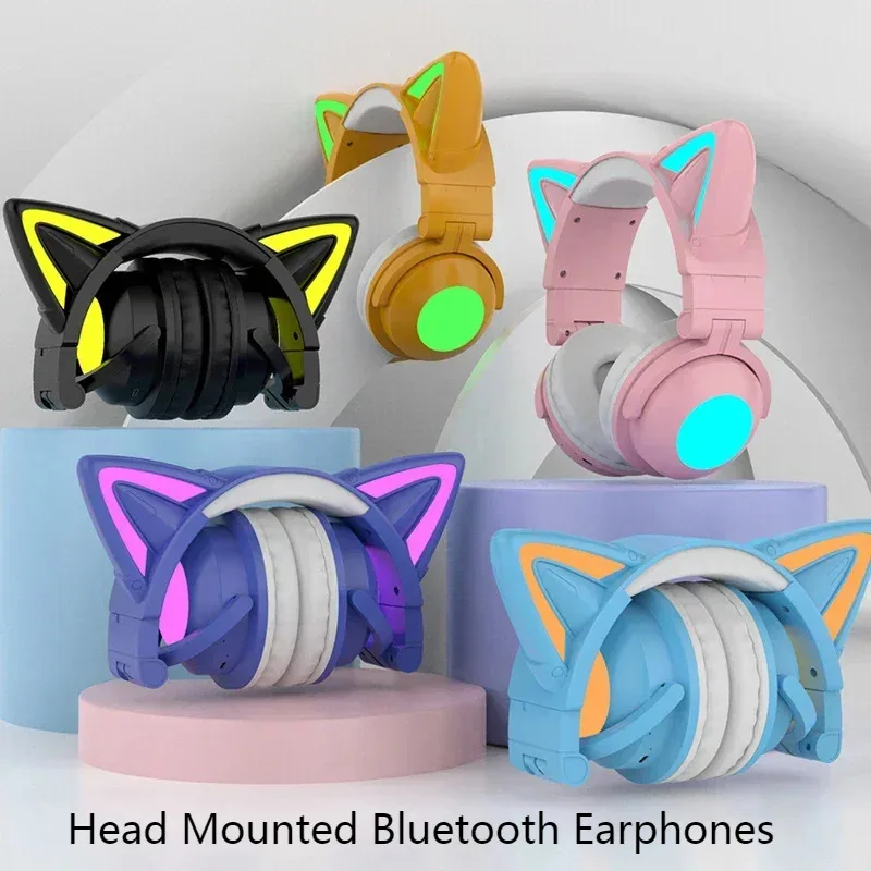 ZW068 LED Işıklı Kedi Kulaklı  - Cat Ear Bluetooth Headset Led incelemesi ve fiyatı