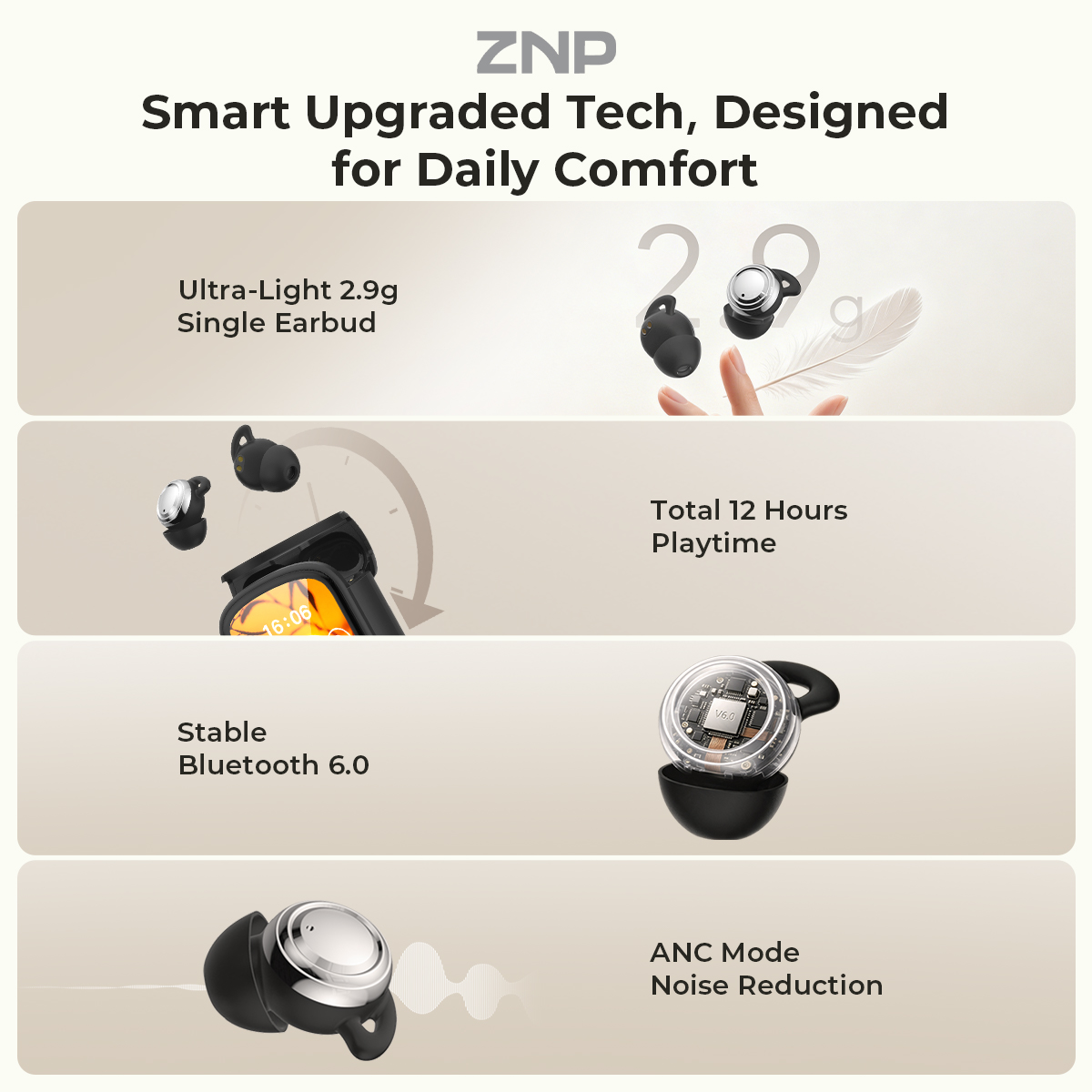ZNP P04 Uyku Yardımcı Kulaklık - Headphones incelemesi ve fiyatı