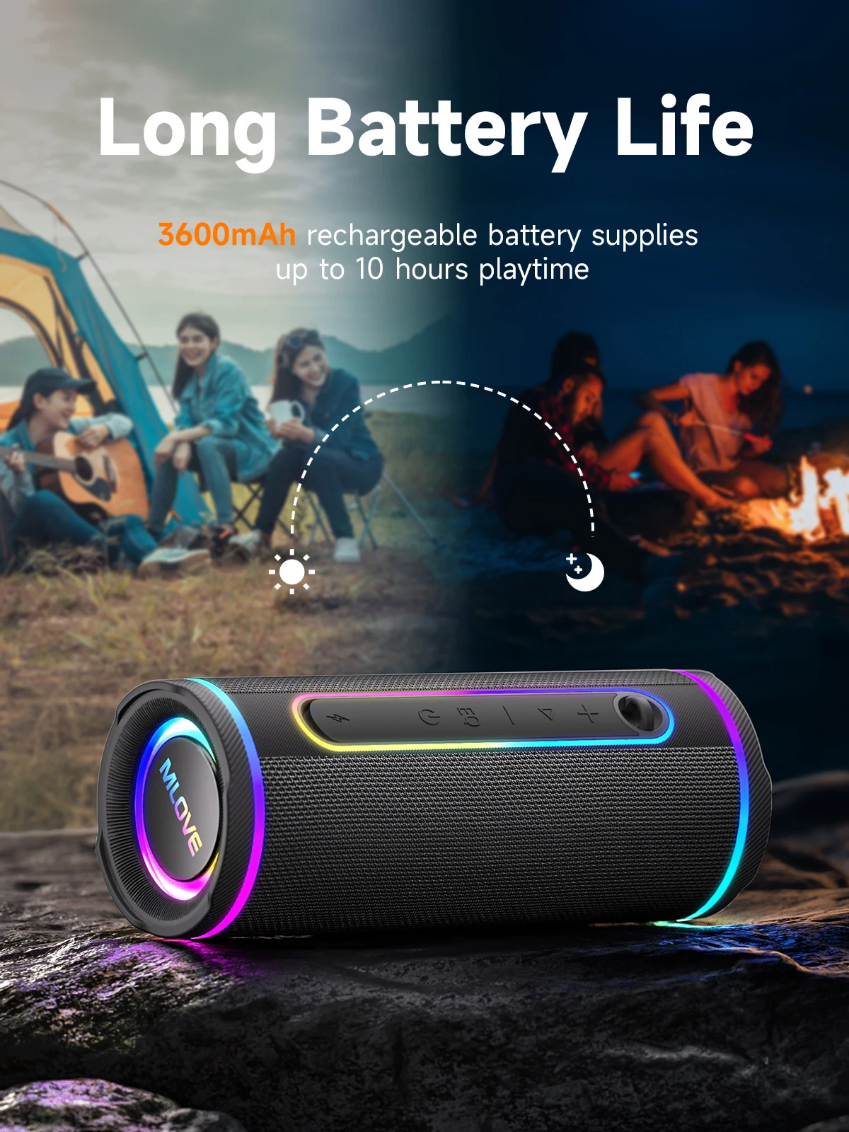 MLOVE E80 Taşınabilir Bluetoot - Portable Bluetooth Speaker Waterproof Ipx7 incelemesi ve fiyatı