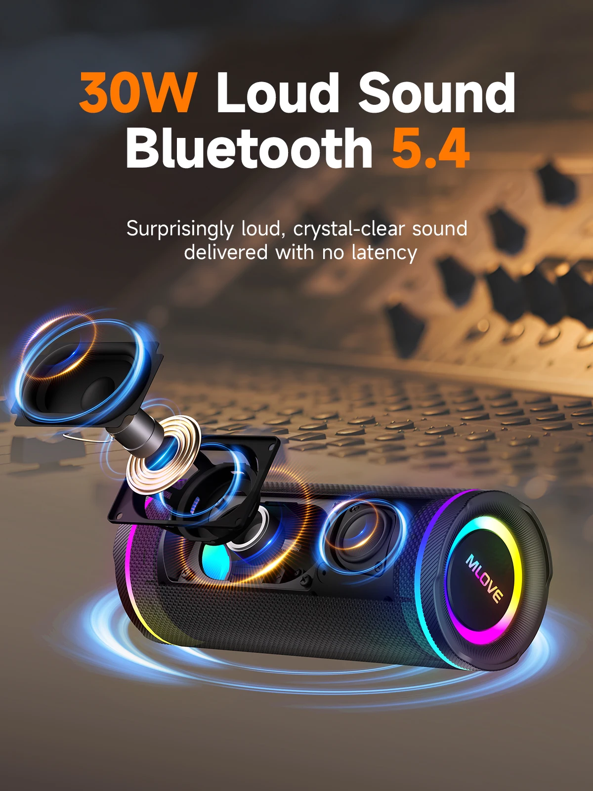 MLOVE E80 Taşınabilir Bluetoot - Portable Bluetooth Speaker Waterproof Ipx7 incelemesi ve fiyatı