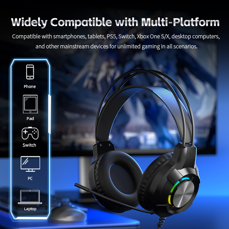 Oyun Kulaklığı Gürültü Önleyic - Gaming Headset With Mic Rgb incelemesi ve fiyatı