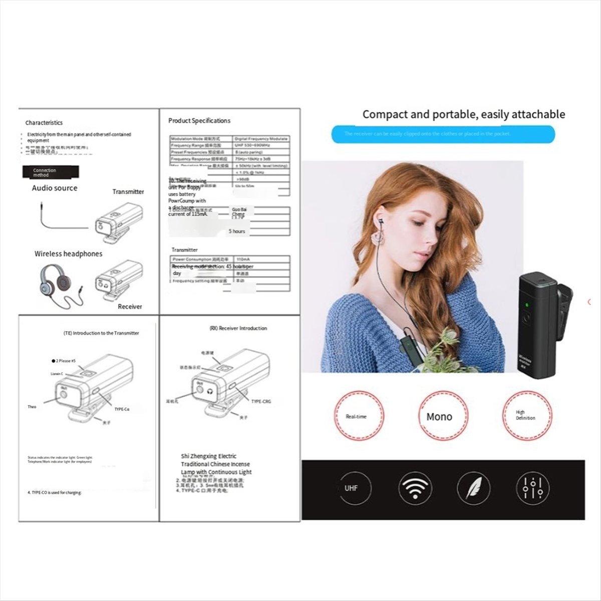 ONGE Kablosuz Kulaklık İzleme  - In Ear Monitors For Singers incelemesi ve fiyatı