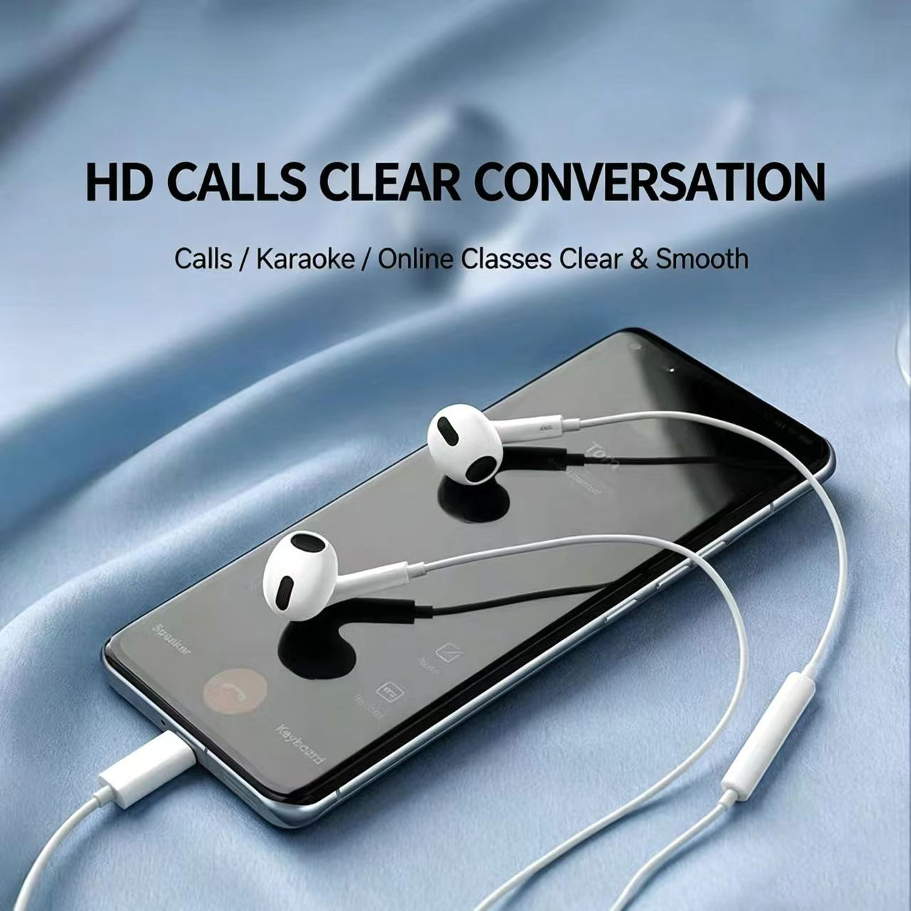 Kablolu Yarım Kulak İçi Kulakl - Type C Wired Earphones With Mic incelemesi ve fiyatı