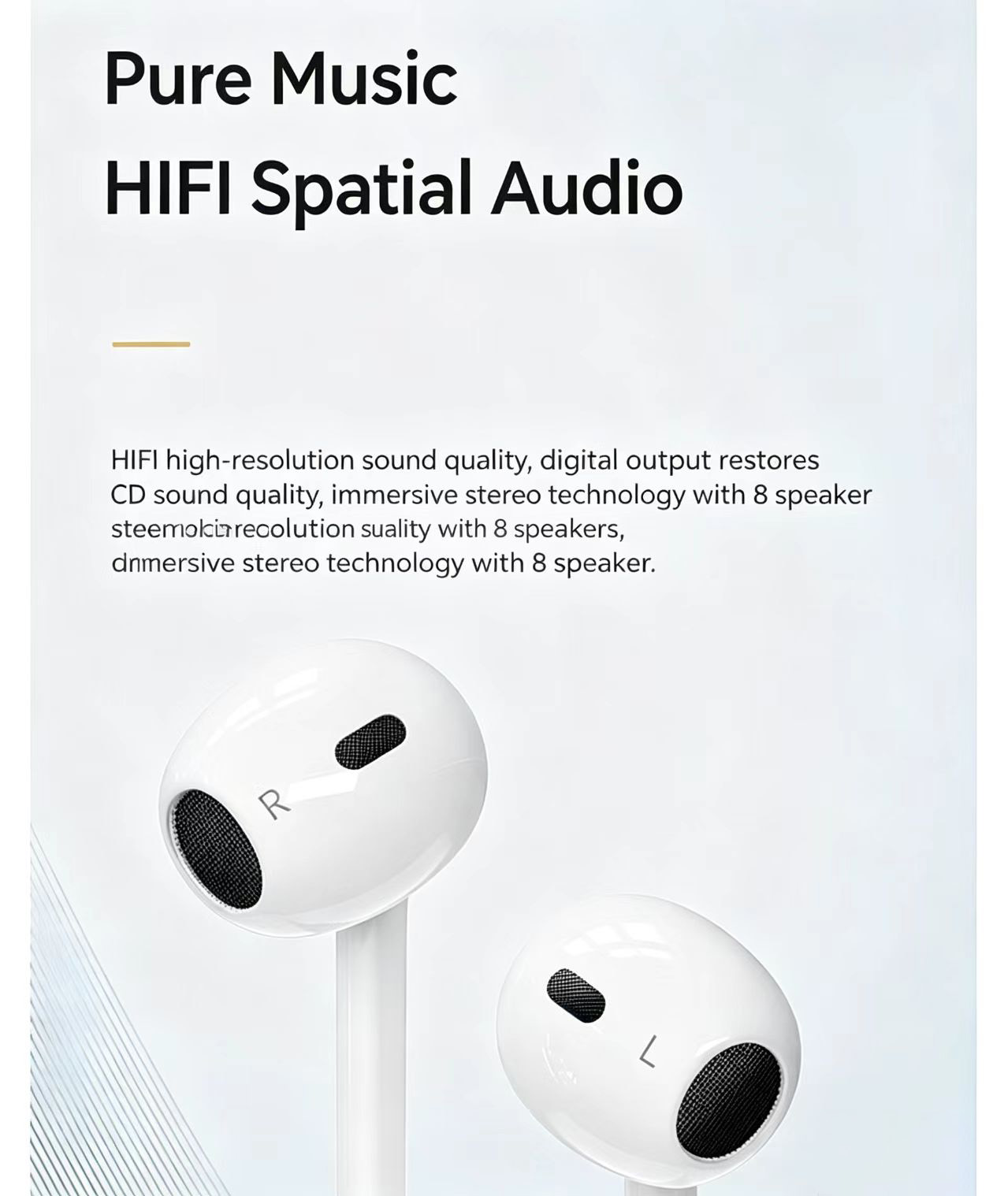 Kablolu Yarım Kulak İçi Kulakl - Type C Wired Earphones With Mic incelemesi ve fiyatı