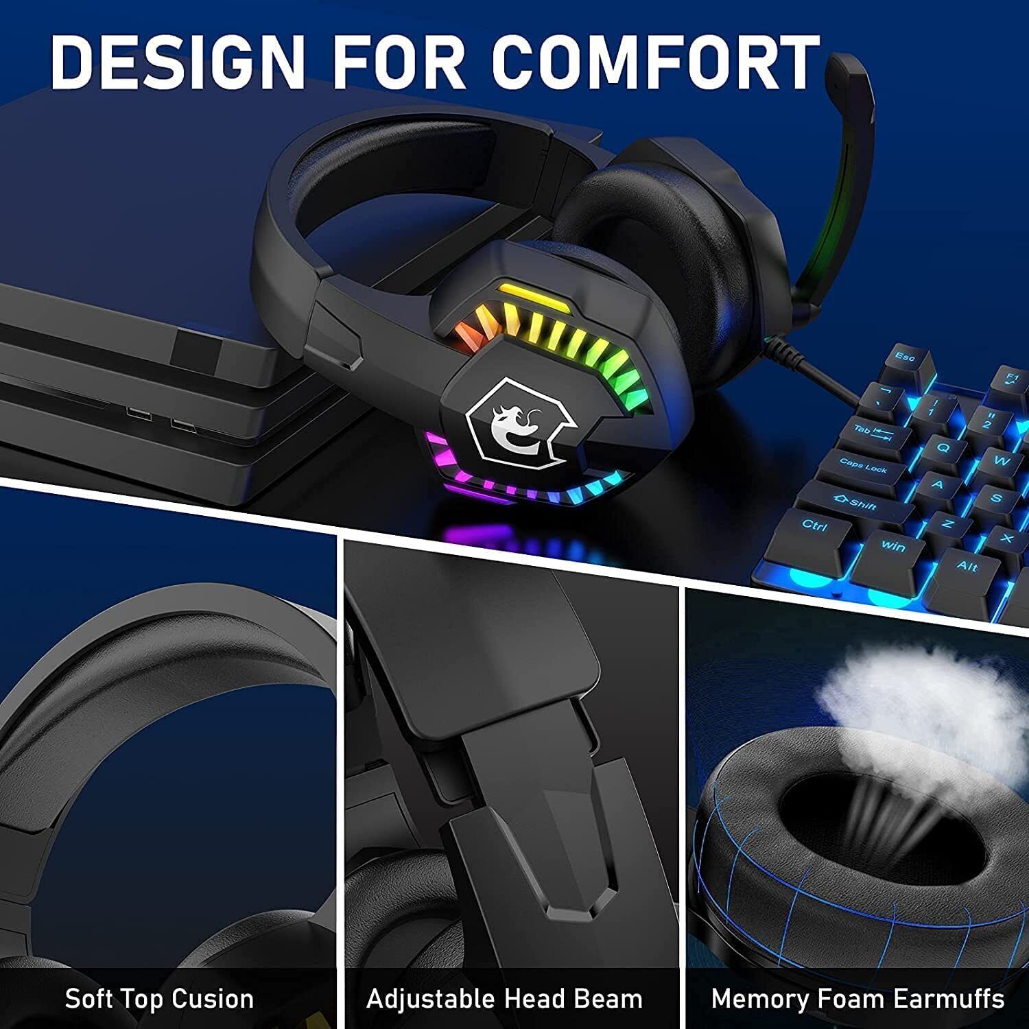 MAMBASNAKE CY907 Kablolu Oyun  - Gaming Headset With Mic Rgb incelemesi ve fiyatı