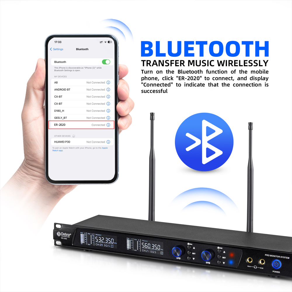Debra UHF IEM ER-202 Kablosuz  - In Ear Monitors For Singers incelemesi ve fiyatı