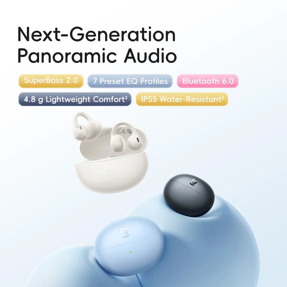 Baseus Bass BC1 Lite Açık Kula - Open Ear Air Conduction Headphones incelemesi ve fiyatı