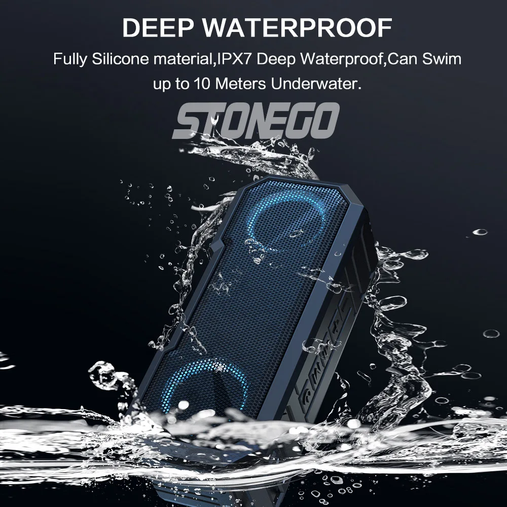 Taşınabilir Bluetooth Hoparlör - Portable Bluetooth Speaker Waterproof Ipx7 incelemesi ve fiyatı