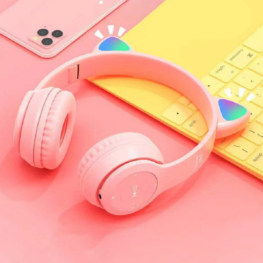 Çocuklar için RGB LED Işıklı S - Cat Ear Bluetooth Headset Led incelemesi ve fiyatı