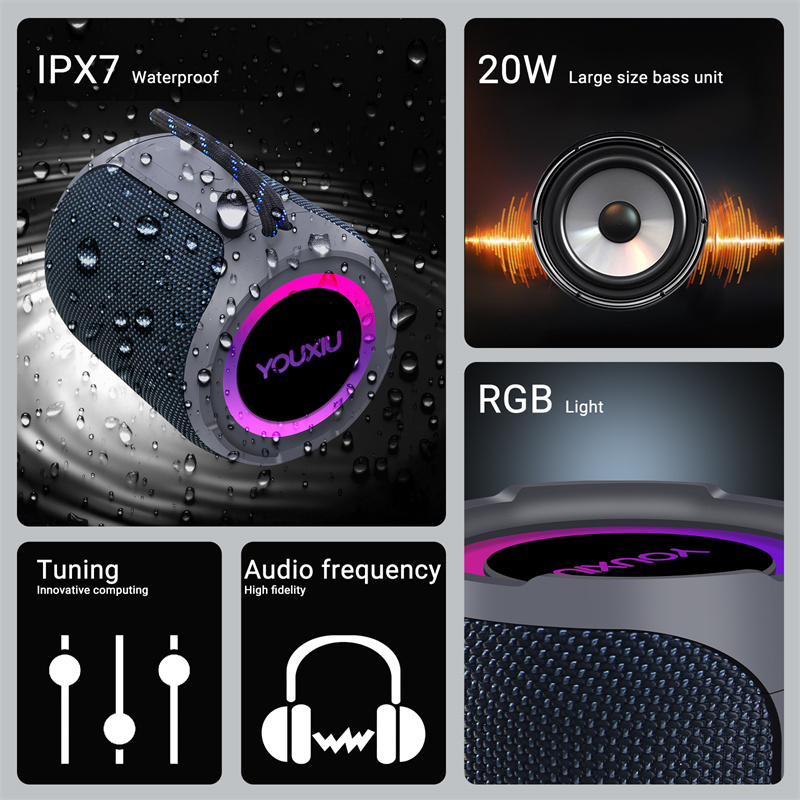 40 W Taşınabilir Bluetooth Hop - Portable Bluetooth Speaker Waterproof Ipx7 incelemesi ve fiyatı