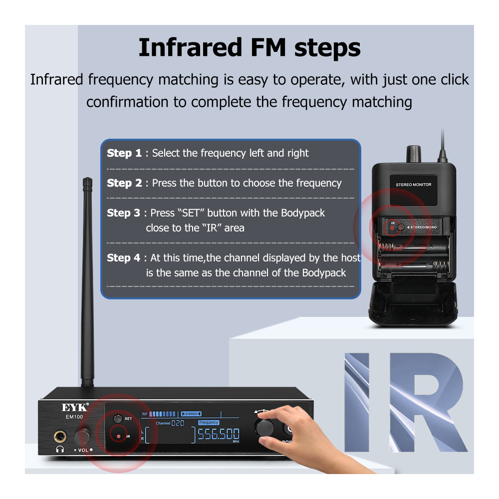EYK EM100 Kulak İçi Monitör Si - In Ear Monitors For Singers incelemesi ve fiyatı