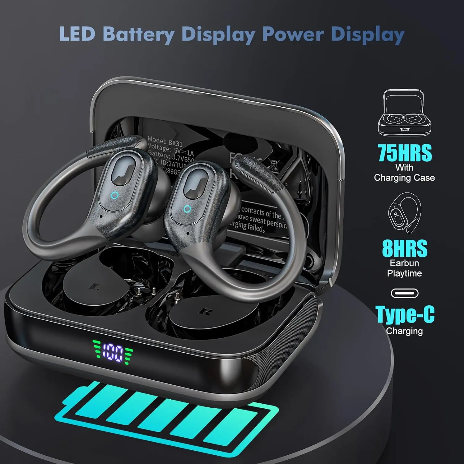 TWS Spor Kulaklıkları Bluetoot - Type C Wired Earphones With Mic incelemesi ve fiyatı