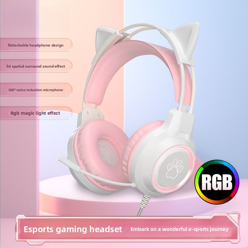 Yüksek Çözünürlüklü Esnek Mikr - Gaming Headset With Mic Rgb incelemesi ve fiyatı