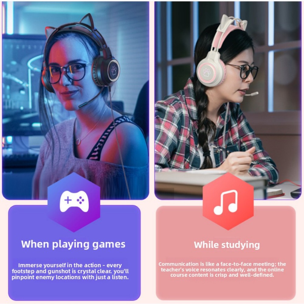 Yüksek Çözünürlüklü Esnek Mikr - Gaming Headset With Mic Rgb incelemesi ve fiyatı
