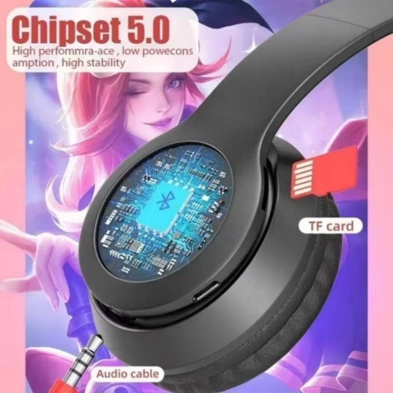 Kablosuz Bluetooth Kulaklık Se - Cat Ear Bluetooth Headset Led incelemesi ve fiyatı